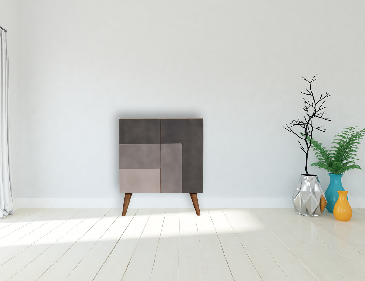 Quebec Grey Cabinet
