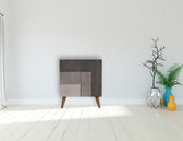 Quebec Grey Cabinet