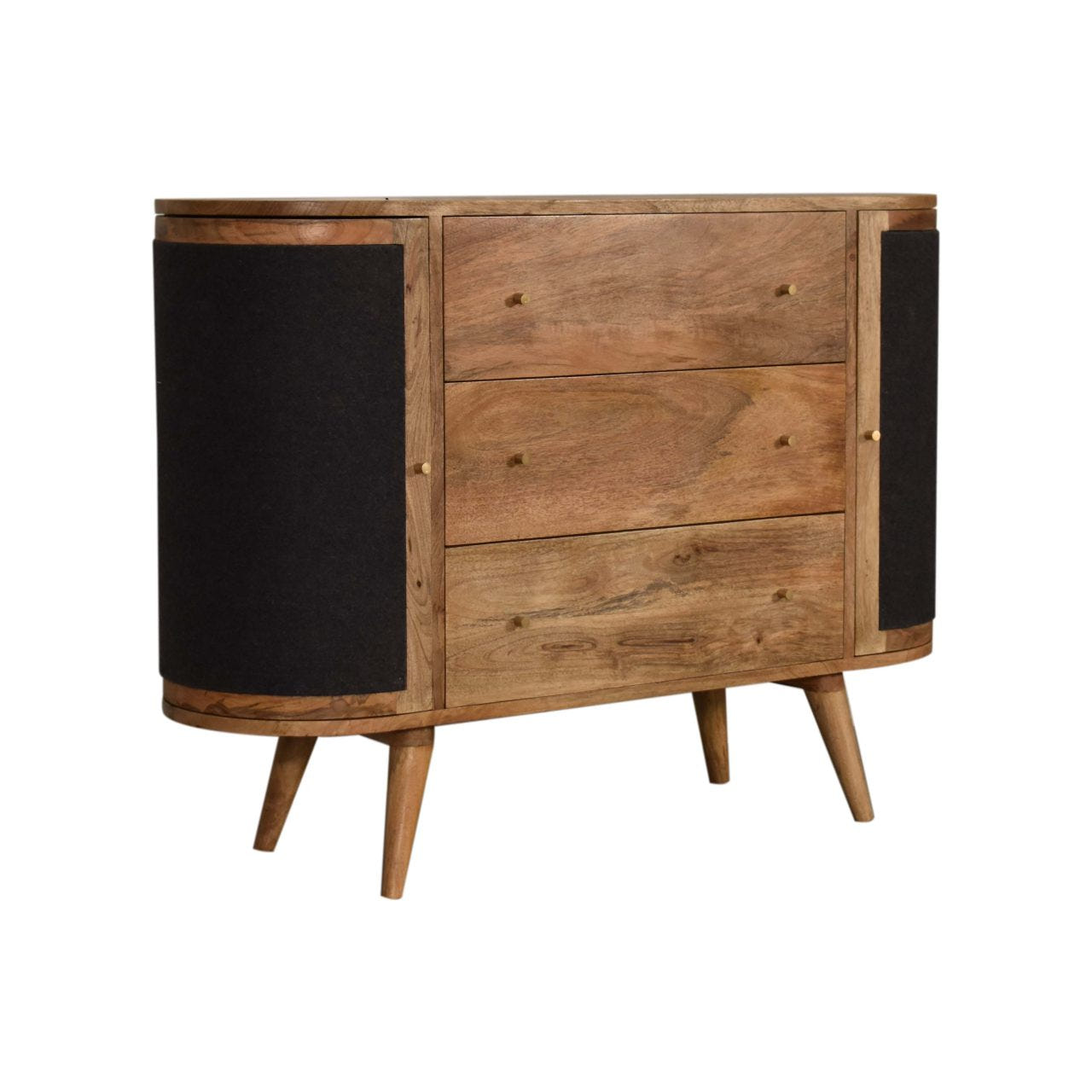 Close-knit Sofia Black Chest of Drawers