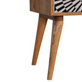 Raine Bedside Table | Oak Solid Mango Wood
