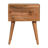 Raine Bedside Table | Oak Solid Mango Wood