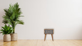 Raine Bedside Table | Oak Solid Mango Wood