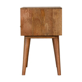 Mosaic Bedside Table | Oak Mango Wood