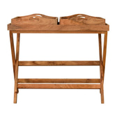Prima Butler Tray Table Accent Piece | Oak Mango Wood