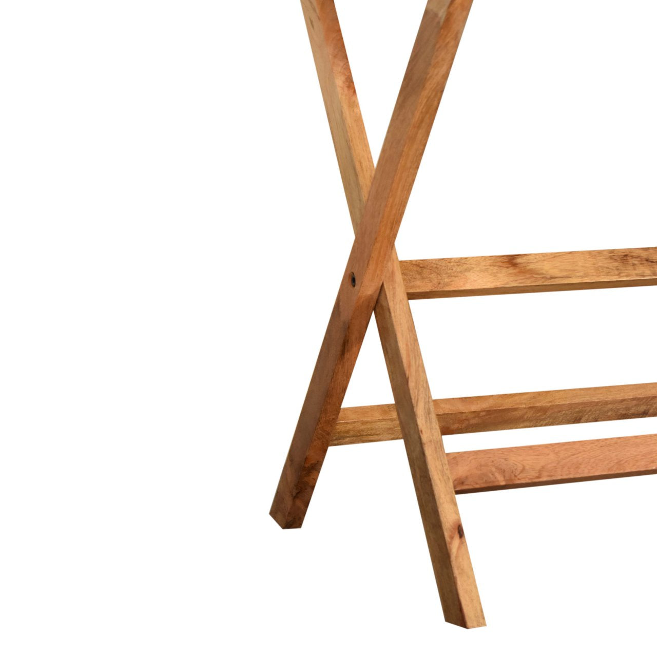 Prima Butler Tray Table Accent Piece | Oak Mango Wood