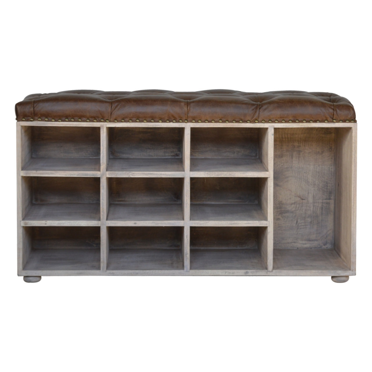 Stone Wash Storage Bench | Hidden Storage