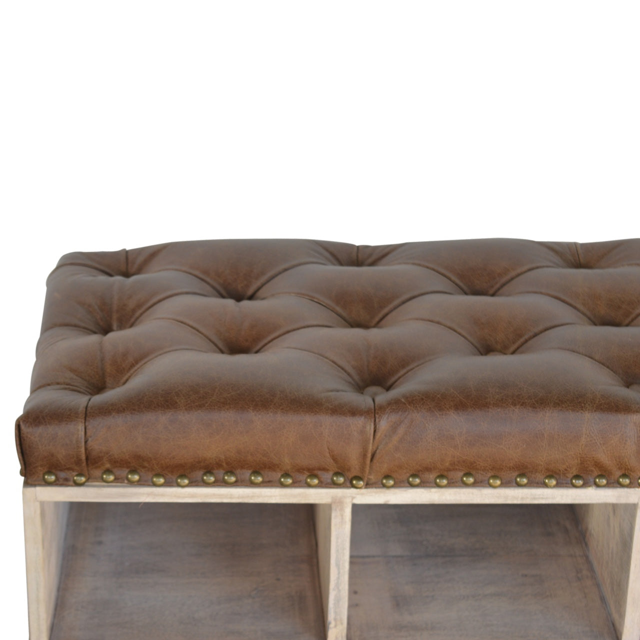 Stone Wash Storage Bench | Hidden Storage