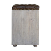 Stone Wash Storage Bench | Hidden Storage