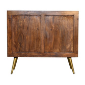 Chestnut Inlay Abstract Sideboard Chest of Drawers
