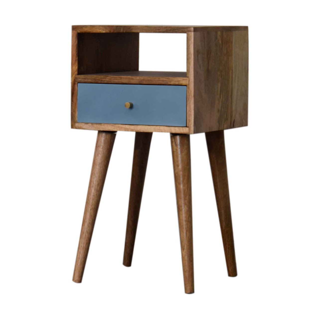 Mini Blue Hand Painted nightstand