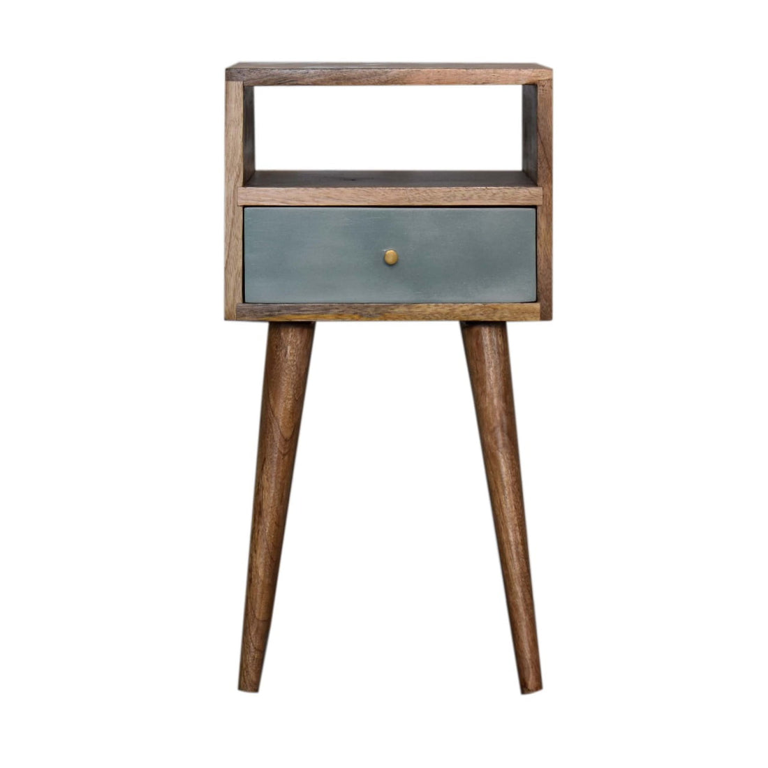 Mini Duck Egg Painted Bedside Table