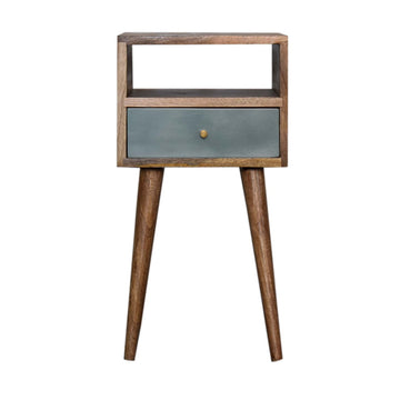 Mini Duck Egg Painted Bedside Table