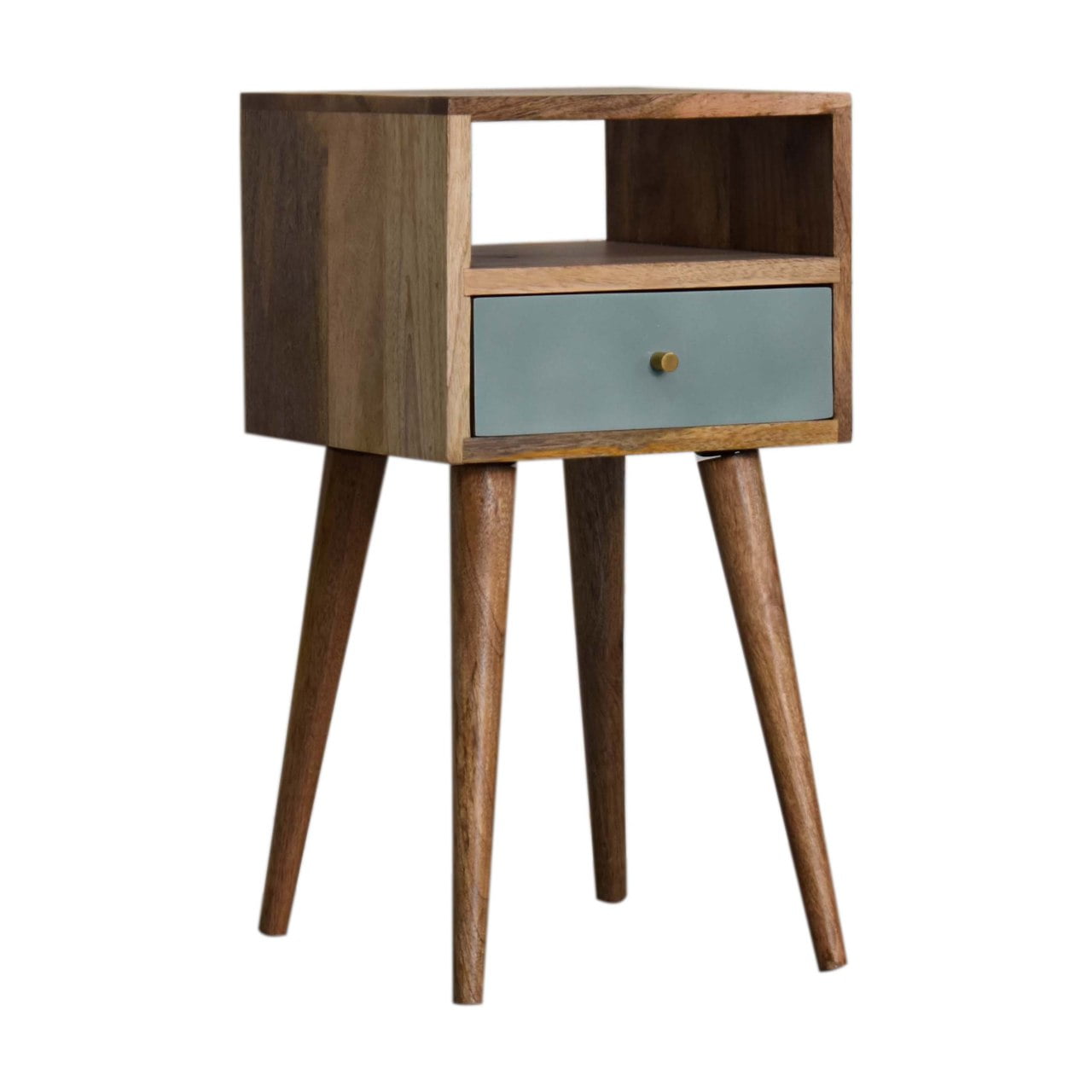 Mini Duck Egg Painted Bedside Table