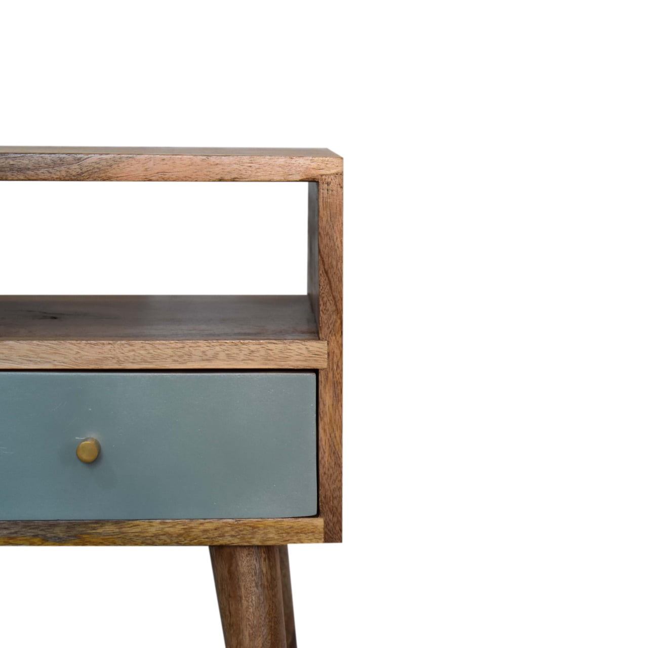 Mini Duck Egg Painted Bedside Table