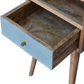 Mini Duck Egg Painted Bedside Table