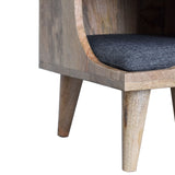 Nordic Cut-out Pet Bed | Tweed