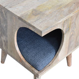 Nordic Cut-out Pet Bed | Tweed