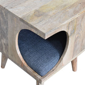 Nordic Cut-out Pet Bed | Tweed