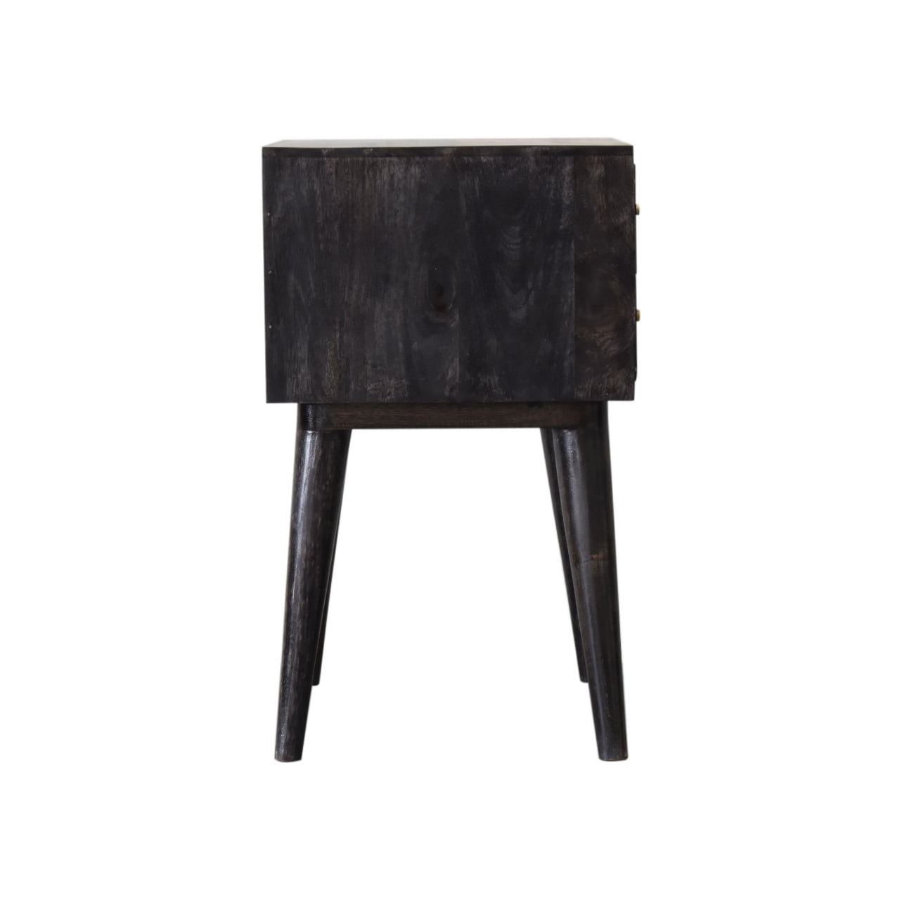 Oslo Bedside Table | Black Mango Wood