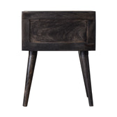 Oslo Bedside Table | Black Mango Wood