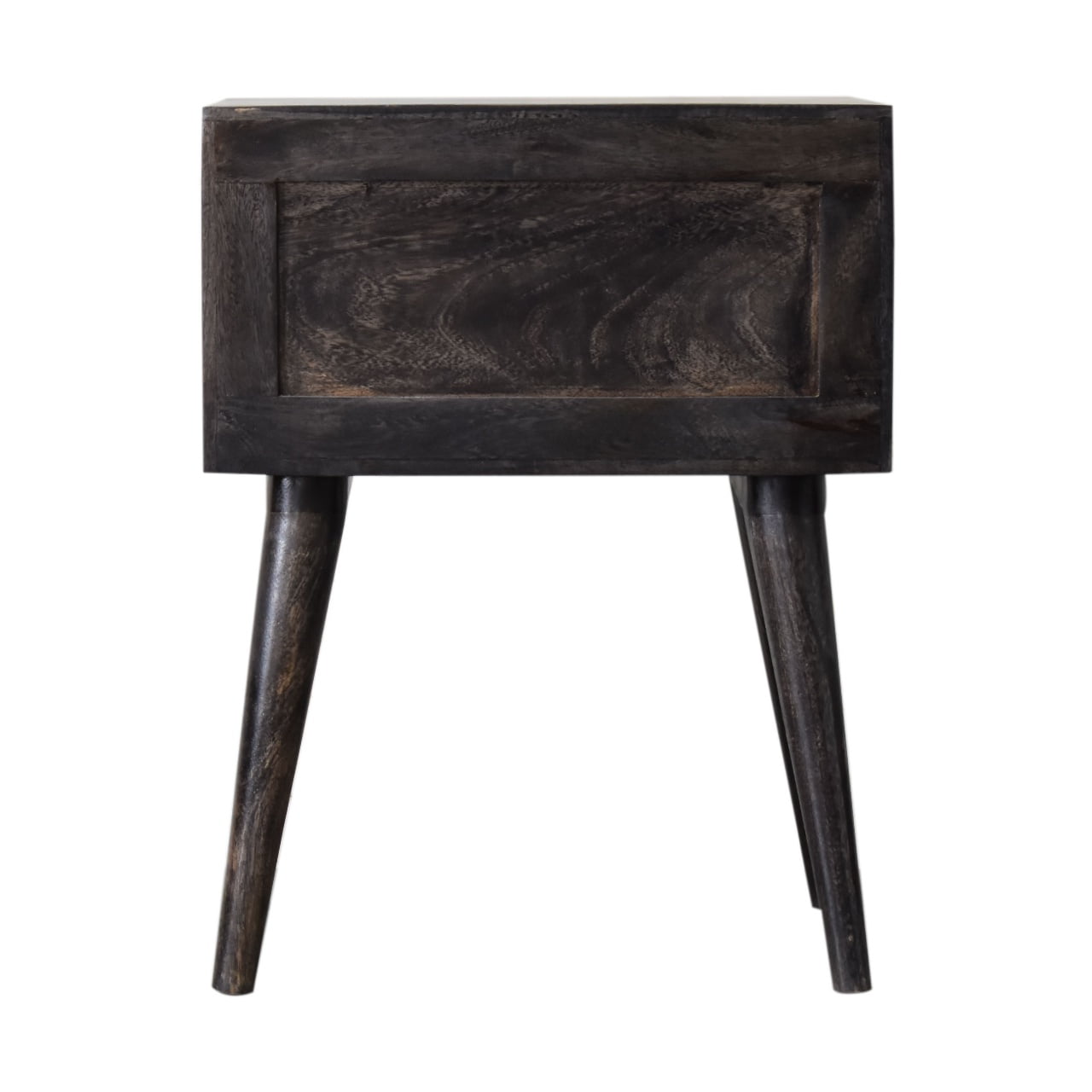Oslo Bedside Table | Black Mango Wood