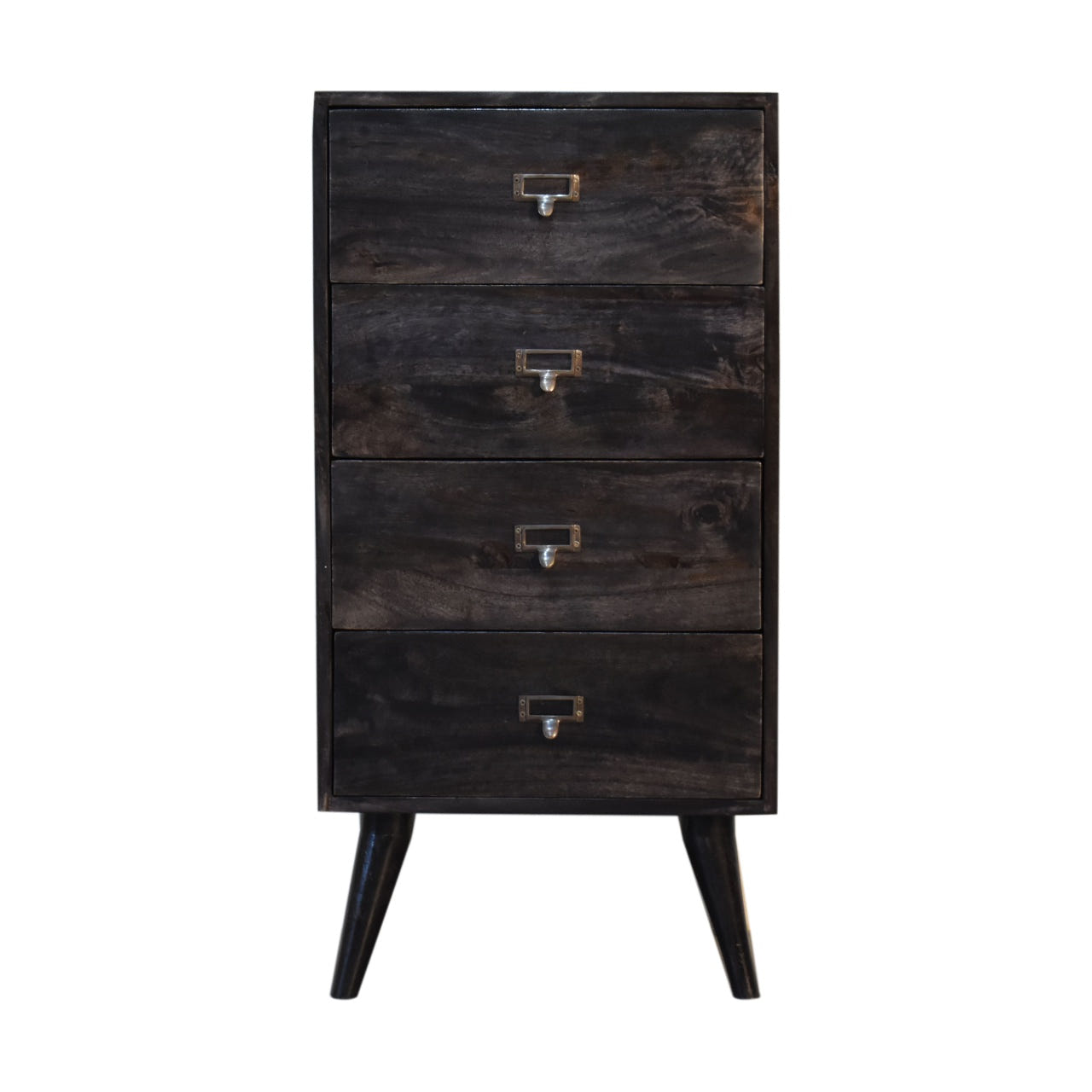 Ash-Black Filing Chest of Drawers
