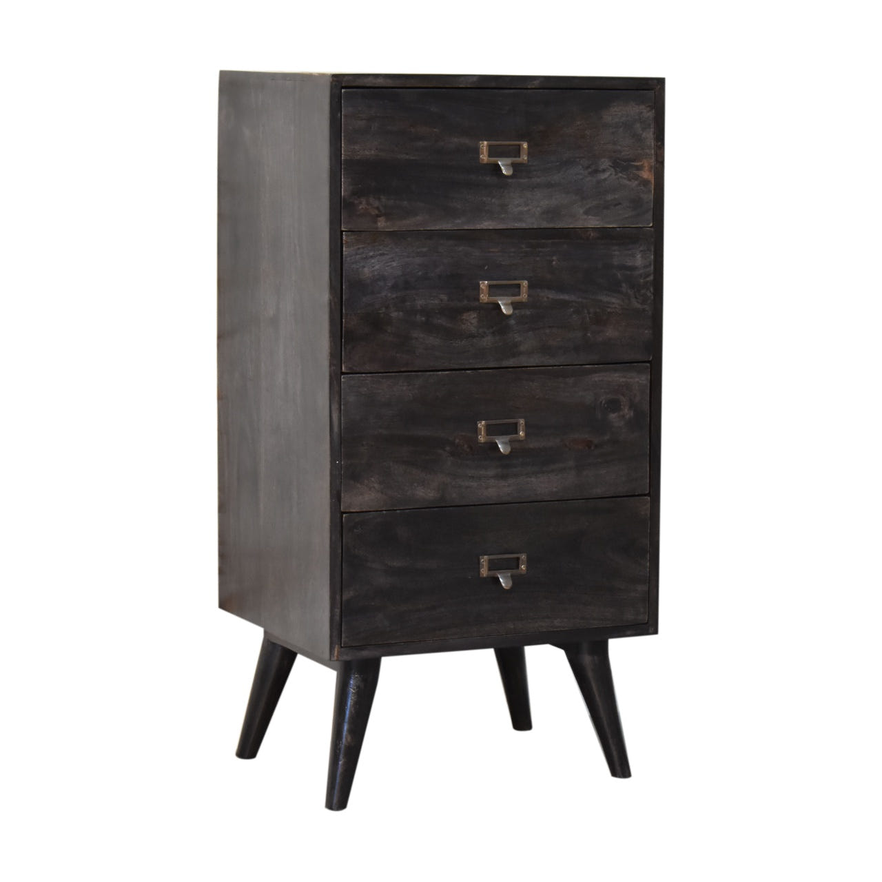 Ash-Black Filing Chest of Drawers