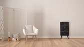 Ash-Black Filing Cabinet