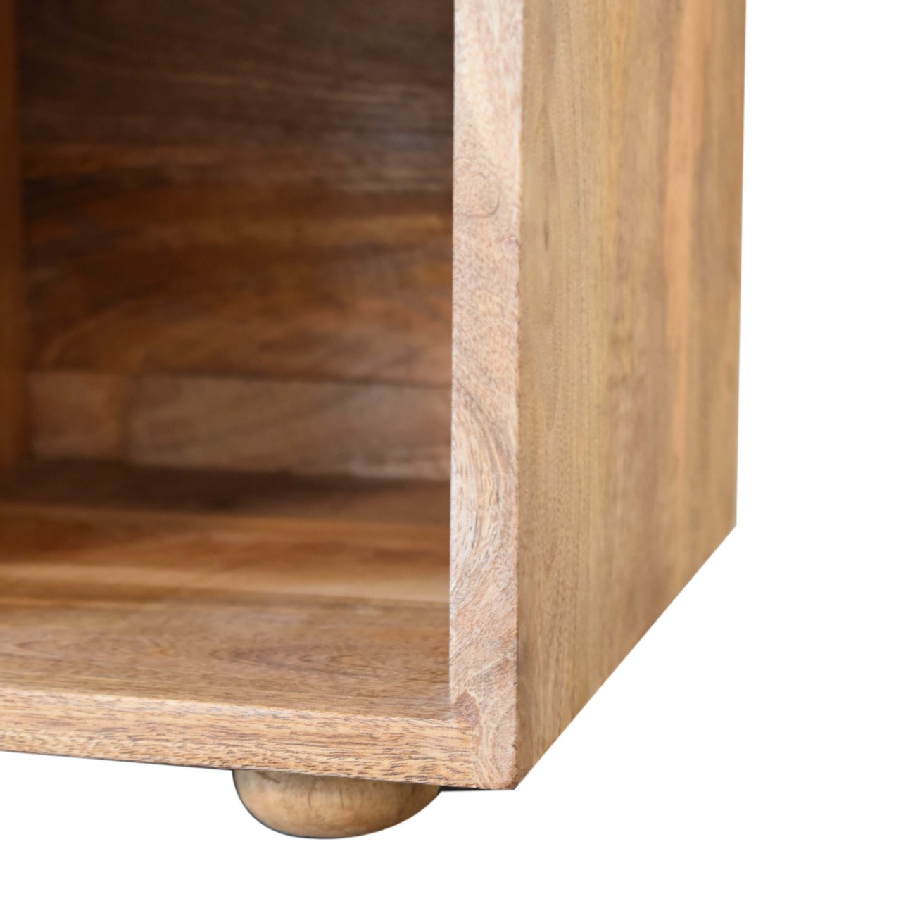 Mini Black Shoe Storage Footstool | Tweed Hidden Storage