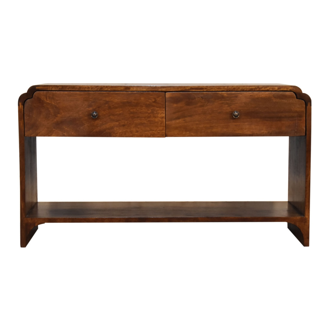Newton Console Table | Chestnut Solid Mango Wood Default Title