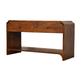 Newton Console Table | Chestnut Solid Mango Wood