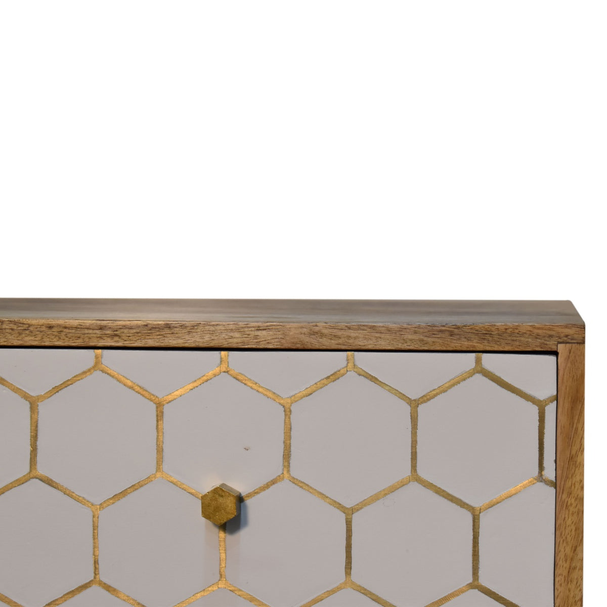 Cassia Bedside Table | Oak Solid Mango Wood