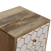 Cassia Bedside Table | Oak Solid Mango Wood