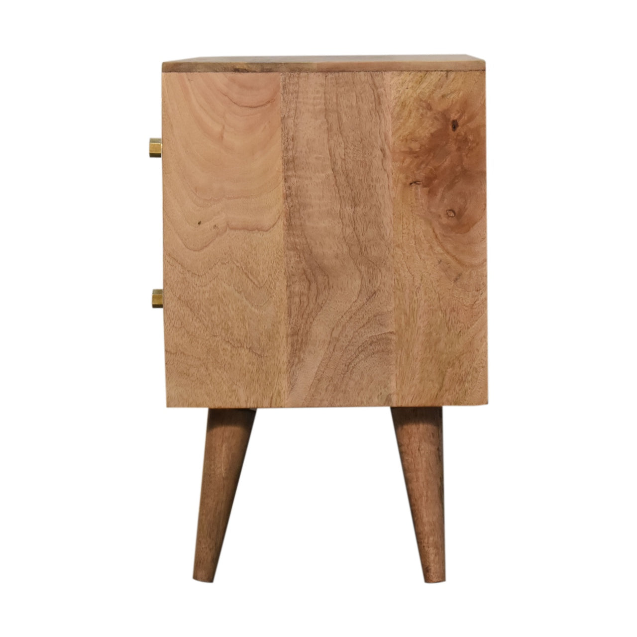 Cassia Bedside Table | Oak Solid Mango Wood