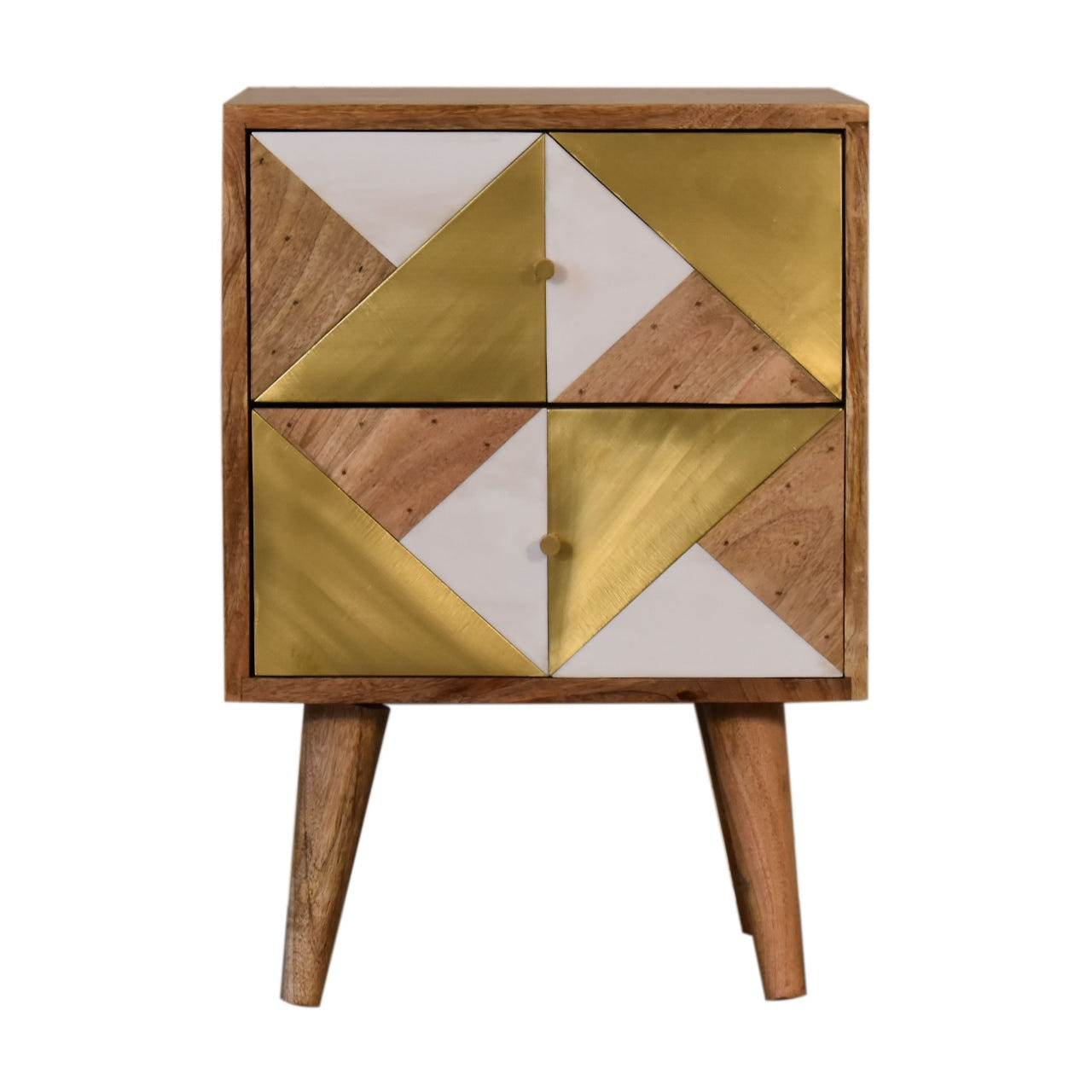 Ivy Bedside Table | Oak Solid Mango Wood