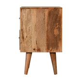 Ivy Bedside Table | Oak Solid Mango Wood