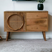 Larissa Sideboard Chest of Drawers | Oak-Ish Solid Mango Wood