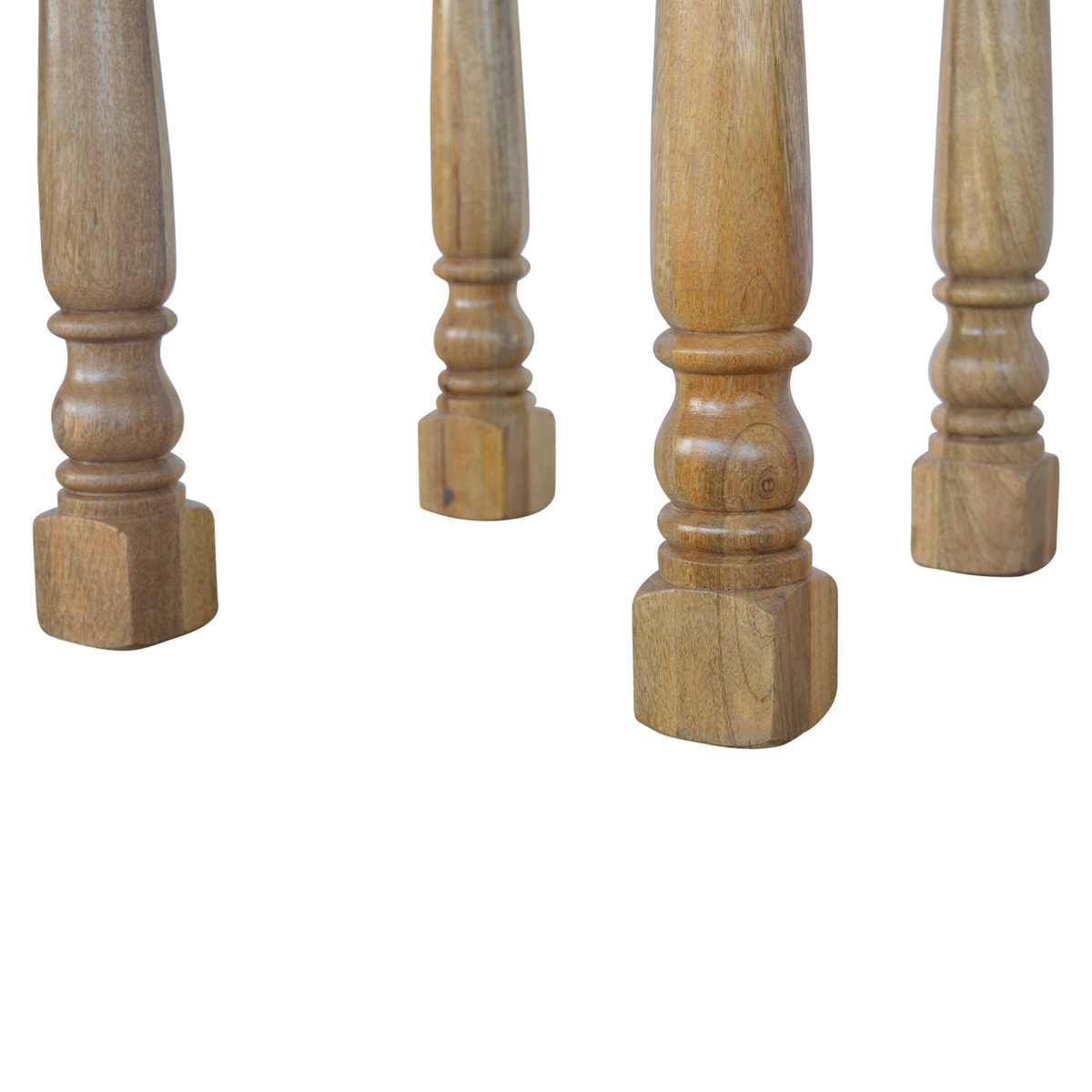 End Table with Turned Legs Accent Piece