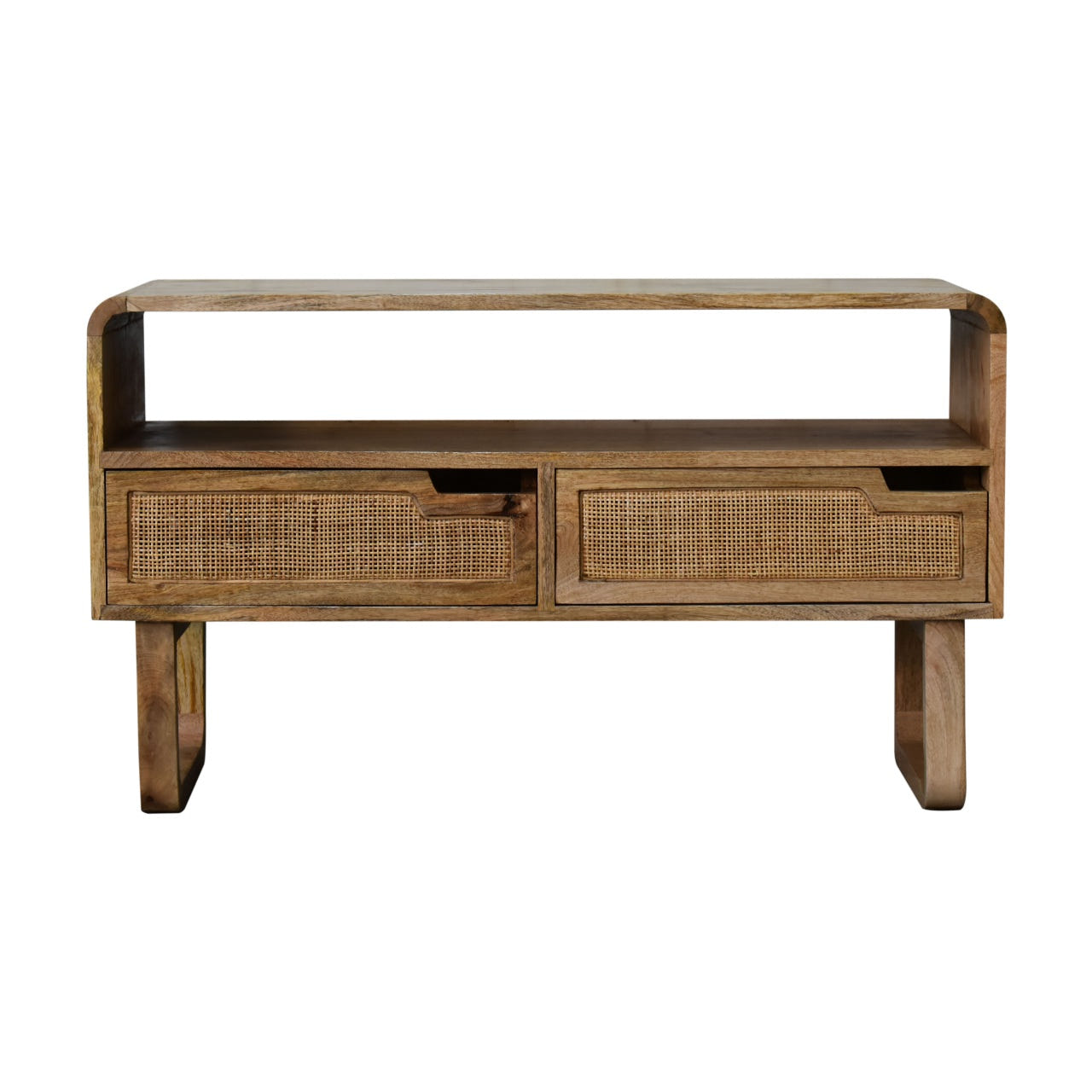 Tallin TV Media Unit | Oak-Ish Rattan