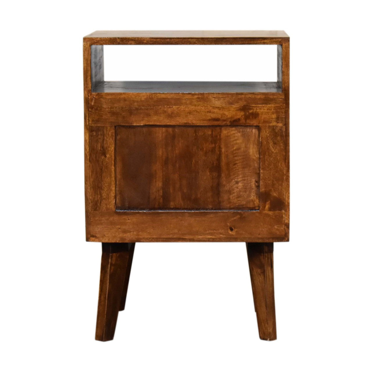 Amouri Bedside Table | Chestnut Solid Mango Wood