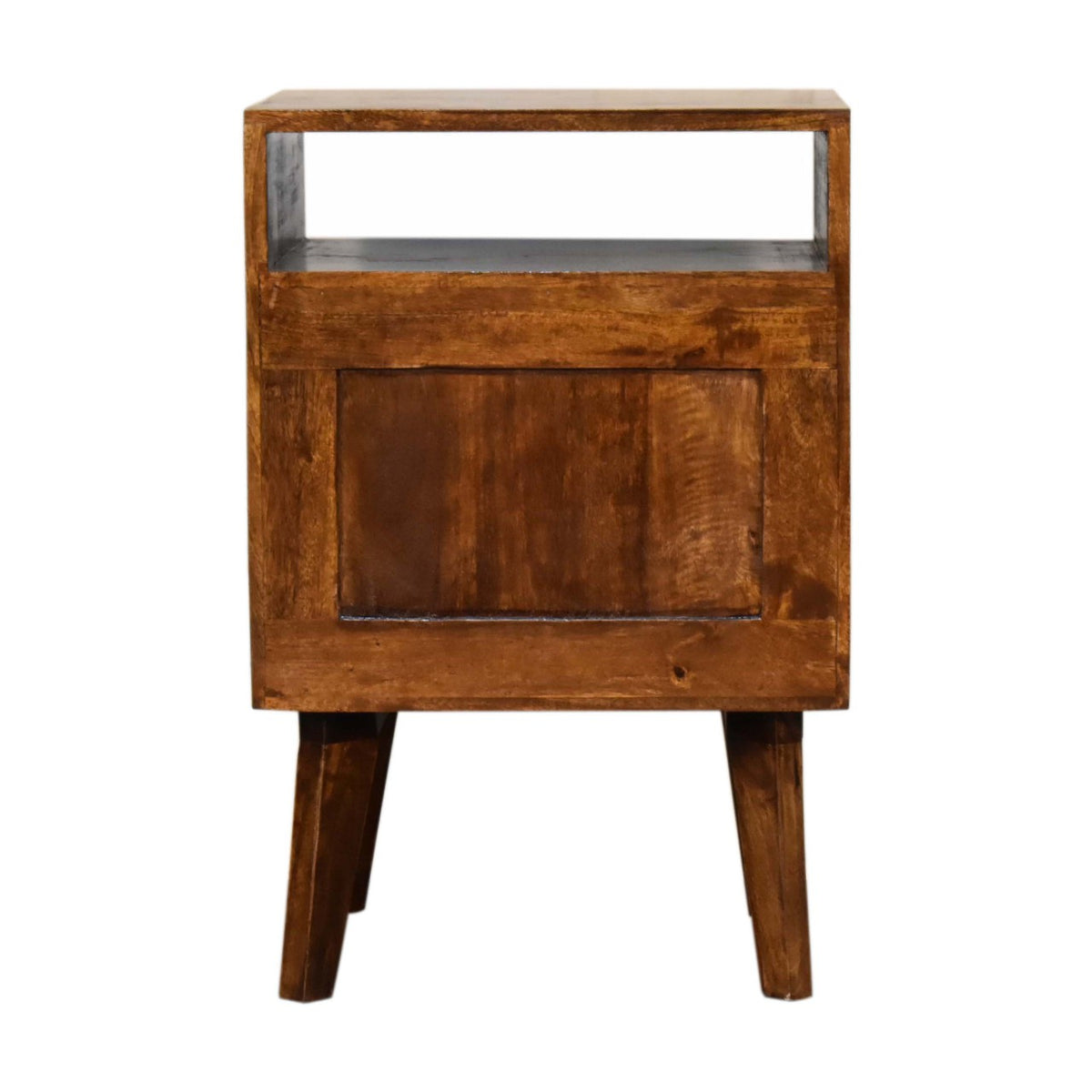Amouri Bedside Table | Chestnut Solid Mango Wood