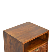 Drew Bedside Table | Chestnut Solid Mango Wood