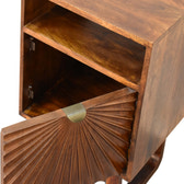 Drew Bedside Table | Chestnut Solid Mango Wood