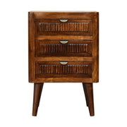 Capri Bedside Table | Chestnut Mango Wood