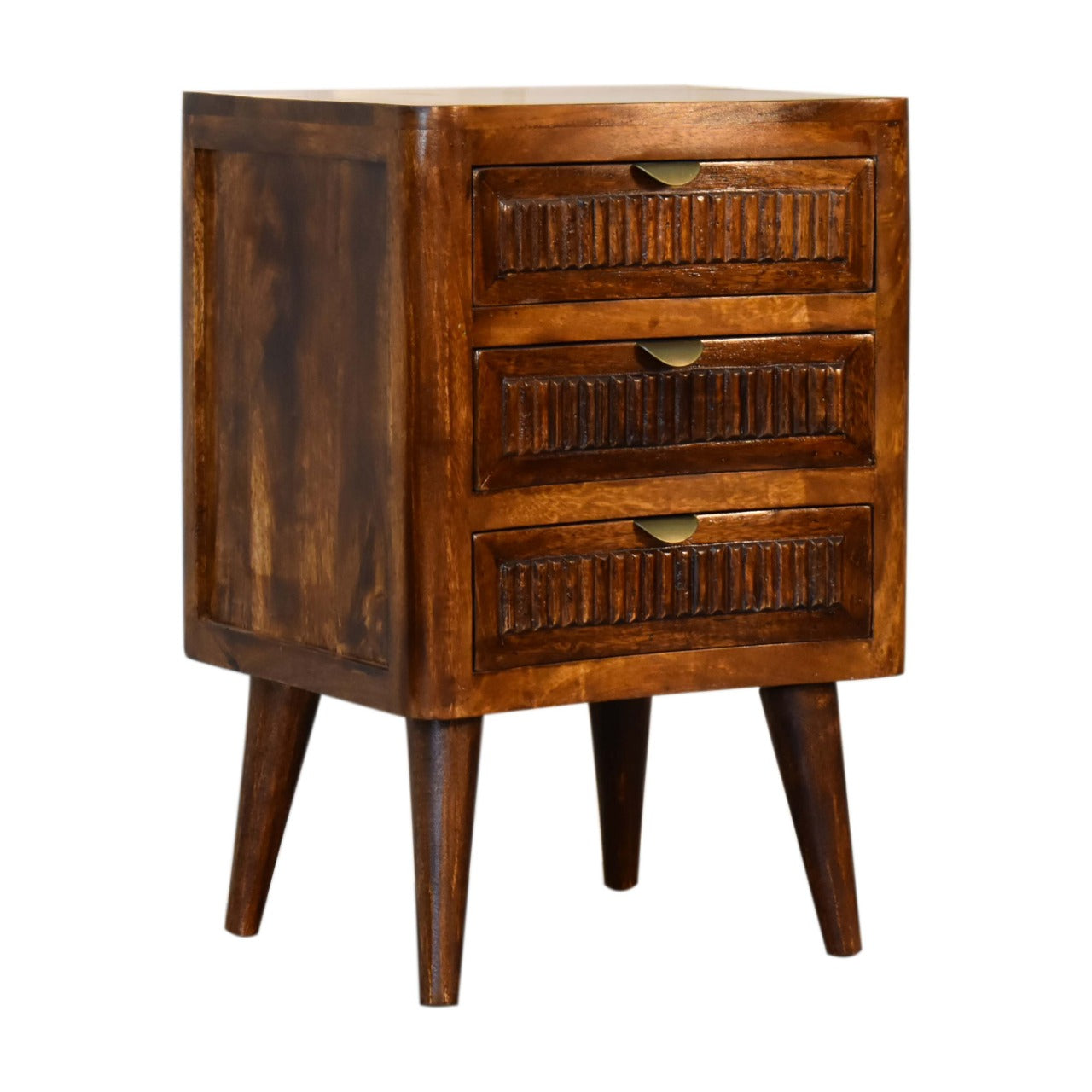 Capri Bedside Table | Chestnut Mango Wood