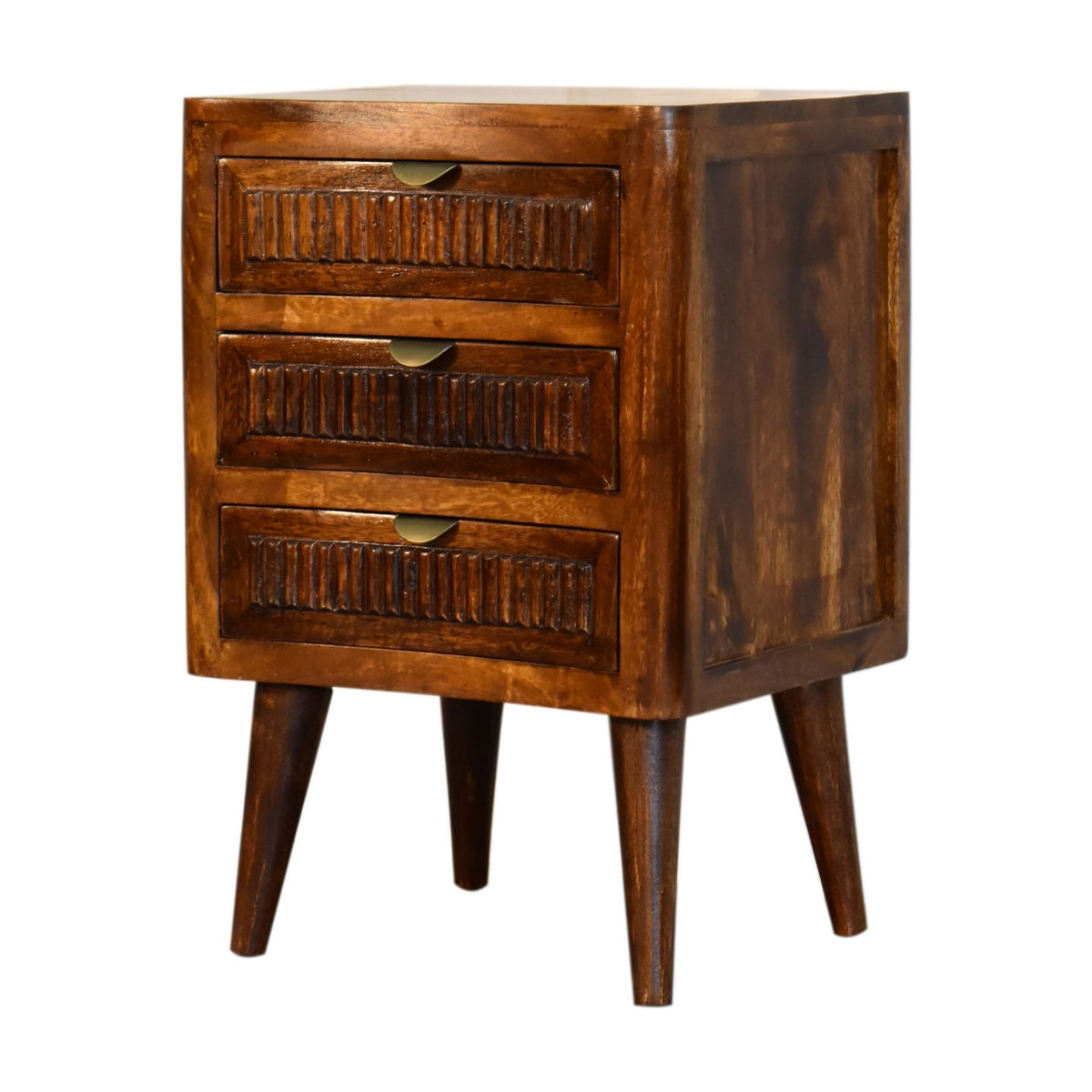 Capri Bedside Table | Chestnut Mango Wood