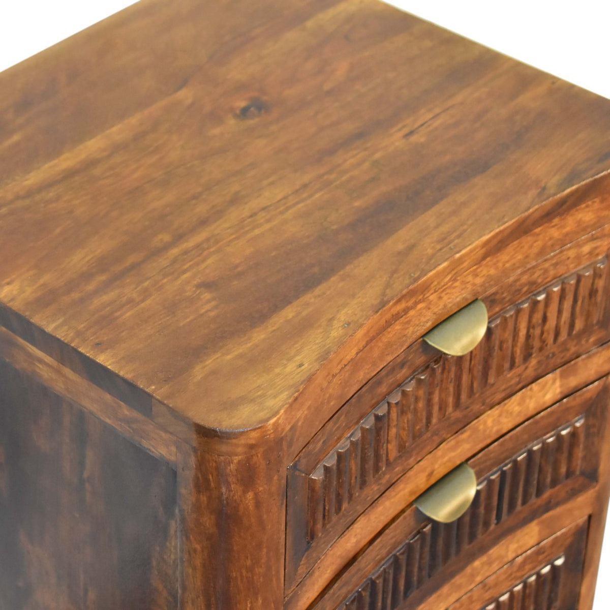 Capri Bedside Table | Chestnut Mango Wood