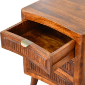 Capri Bedside Table | Chestnut Mango Wood