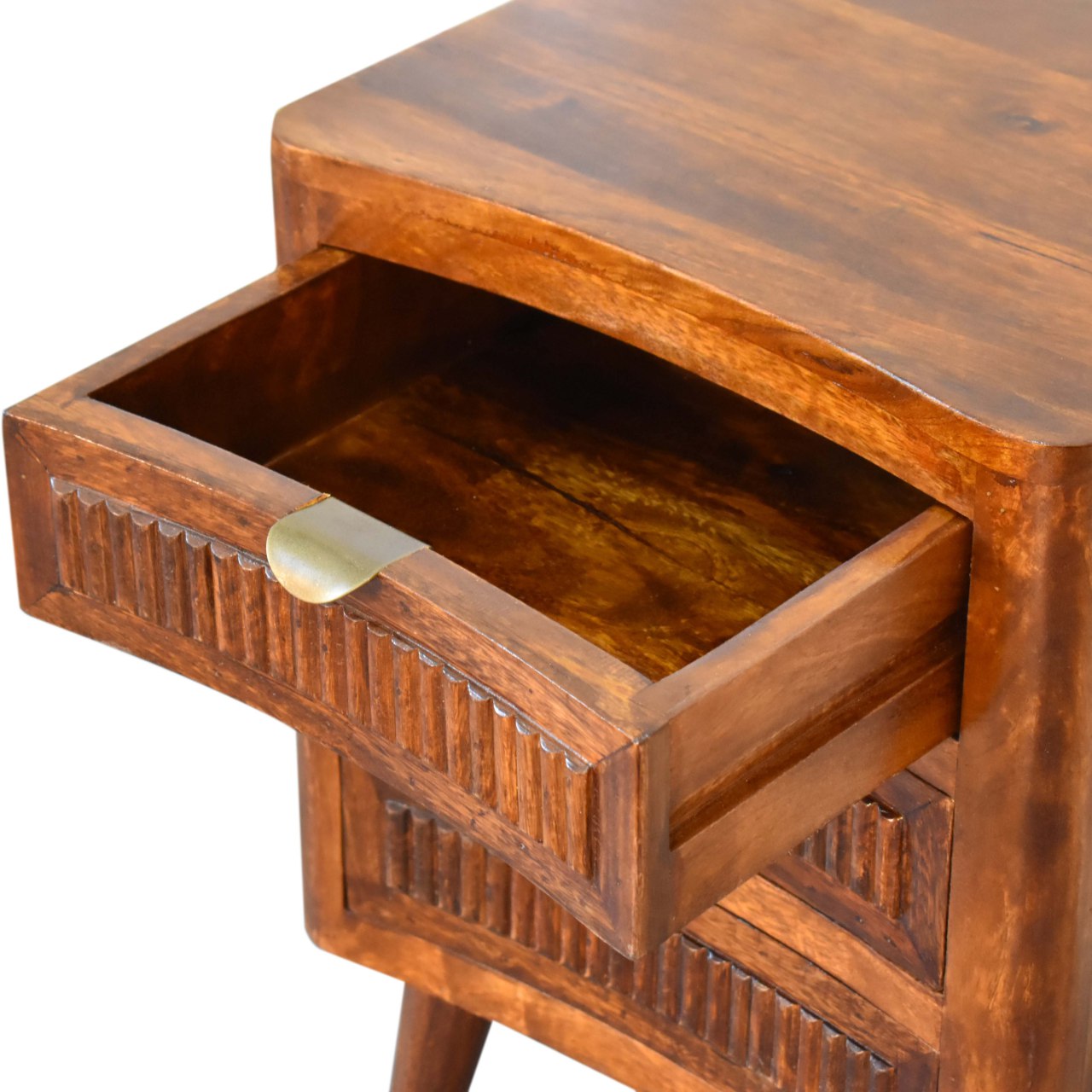 Capri Bedside Table | Chestnut Mango Wood
