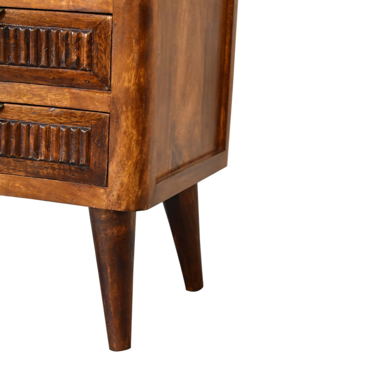 Capri Bedside Table | Chestnut Mango Wood